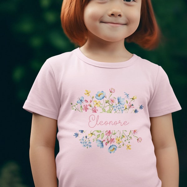 Tshirt enfant personnalisable /T shirt prénom/enfant prénom/cadeau enfant/tee shirt personnalisable/cadeaux femme naissance