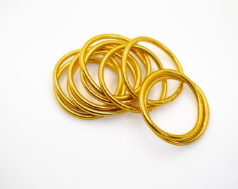 Set of 10 Thick Kumlai Buddhist Bangle Bracelets