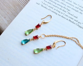The Wizard Howl - Earrings and/or Necklace duo