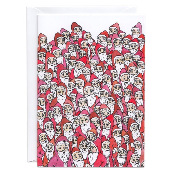 Every Last Santa | Holiday Greeting Card OR Postcard