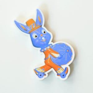 Hase Trommler | Die geschnittenen Vinyl-Aufkleber | 5x7cm