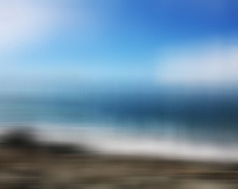 Abstrakte Fotografie - Fine Art Natur Landschaftsfotografie - Meereslandschaft, Traum, surreales Foto, Mittelmeer