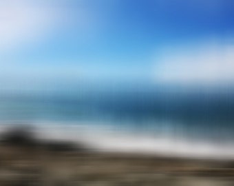 Abstract photography - fine art nature landscape photography - seascape, dream, surreal photo, mediterranean sea