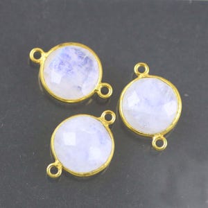 925 Sterling Silver 12 mm Round Moonstone Pendant, Small Round MOONSTONE Sterling Silver Gemstone Pendant