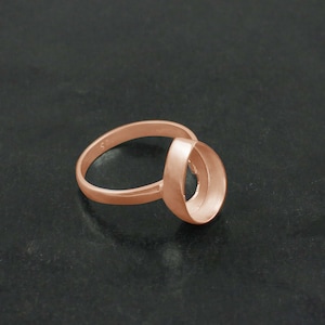 925 Sterling Silver Rose Gold Plating , PEAR shape Bezel Cup Ring, Blank Ring Setting, Blank Collet Ring, Wholesale DIY Ring Supplies