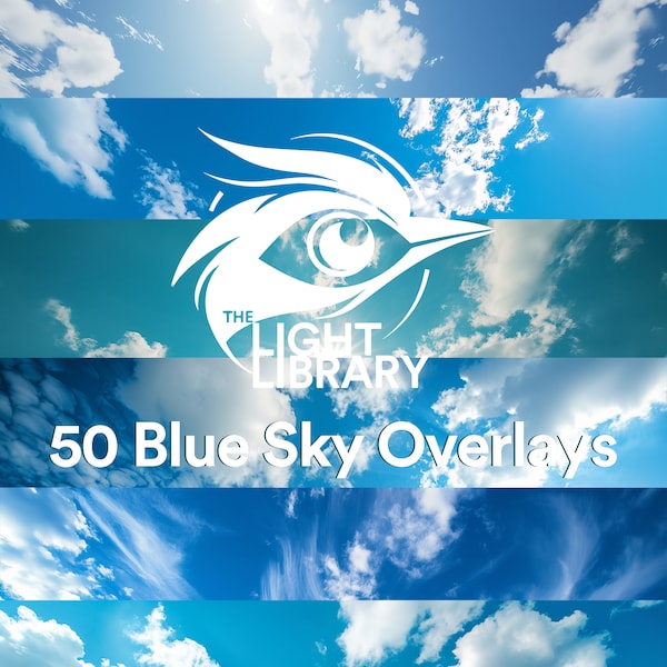 Ultimate 50 Blue Skies Overlays for Editing, Property Photography, Photoshop Lightroom Adobe, clouds thick fluffy stock photos, Fuji 10-24mm