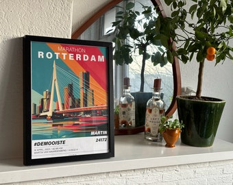 Graphic Poster Marathon Rotterdam 2024