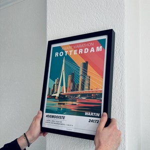 Graphic Poster Quarter Marathon Rotterdam 2024 image 3