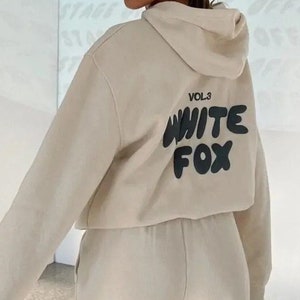 The White Fox Hoodie Tracksuit Casual Daywear Leisure Hoodie Offstage Sweatpants Lounge Wear Oversized Hoodie White Fox Merch image 1