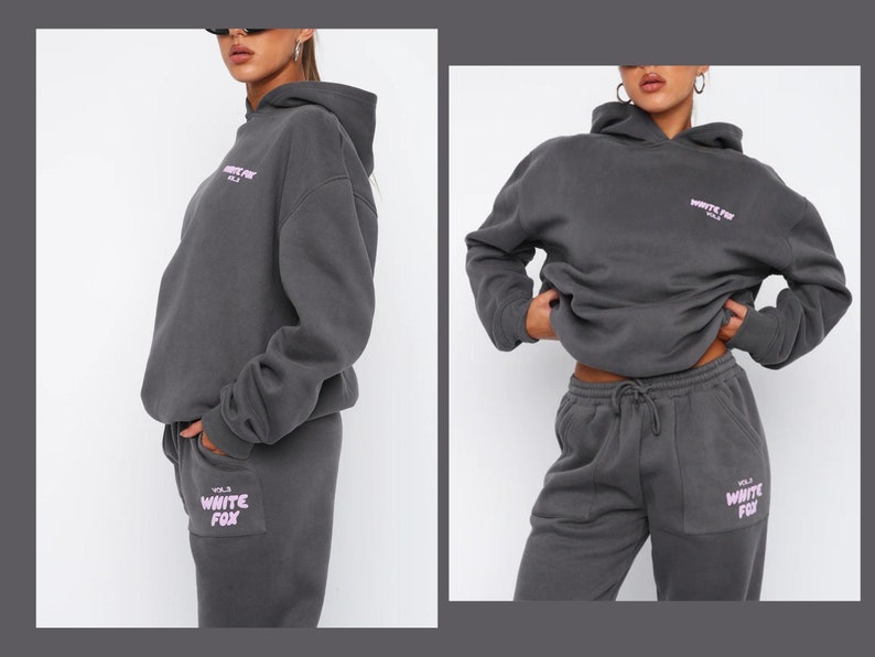 The White Fox Hoodie Tracksuit Casual Daywear Leisure Hoodie Offstage Sweatpants Lounge Wear Oversized Hoodie White Fox Merch image 8