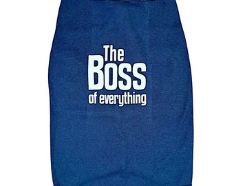 Dachshund T-Shirt Boss of Everything Tank Style Dog Shirt