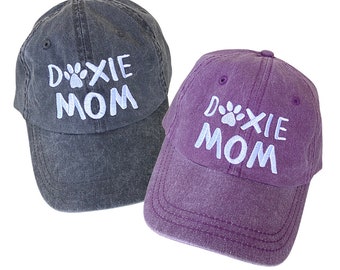 Doxie Mom Embroidered Dachshund Ball Cap