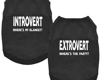 Introvert or Extrovert Dog Tank Dachshund T-Shirt