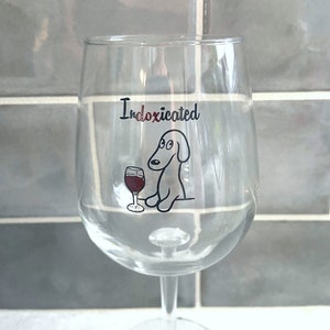 Dachshund Wine Glasses Set of 2 / Indoxicated