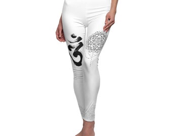 Leggings sportivi da yoga Mandala e OM