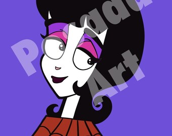 Lydia Deetz Beetlejuice Fan Art Phone Wallpaper