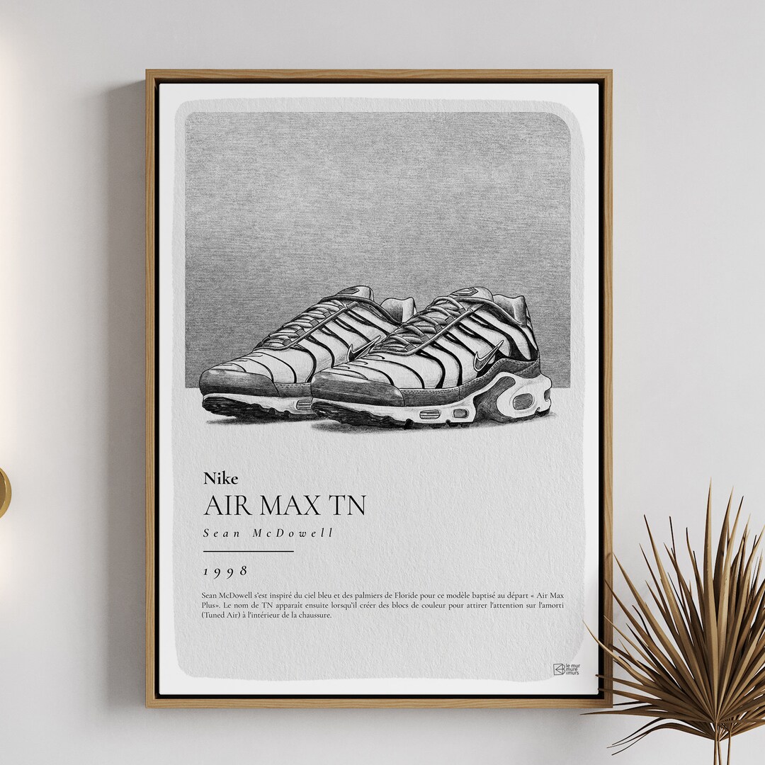 Vintage Air Max TN Sneakers Poster for a Magnificent Wall Decoration in Your Living Room for Sneakers Deco Enthusiasts Etsy