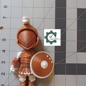 3D Printed Articulating Bone Knight