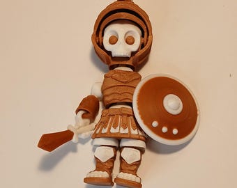 3D Printed Articulating Bone Knight