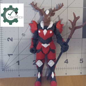 Articulating Guardian Deer || Articulating Guardian Deer Sculpture || Deer Figurine || Wildlife Statue || Deer Lover Gift