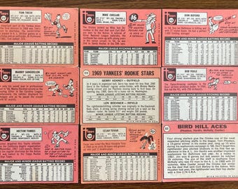1969 Topps Baseball SET Builders - Commons in #212-532 range, VG-VGEX+