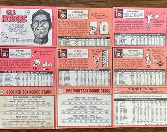 1969 Topps Baseball SET Builders - Commons in #564-659 range, VG-VGEX+