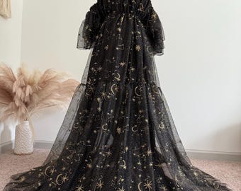 Buddy Love ~ Small ~ Kodiak Stars ~ Black & Gold Metallic Thread ~ Stunning Maxi  Dress ~ New W/ Tags - Etsy