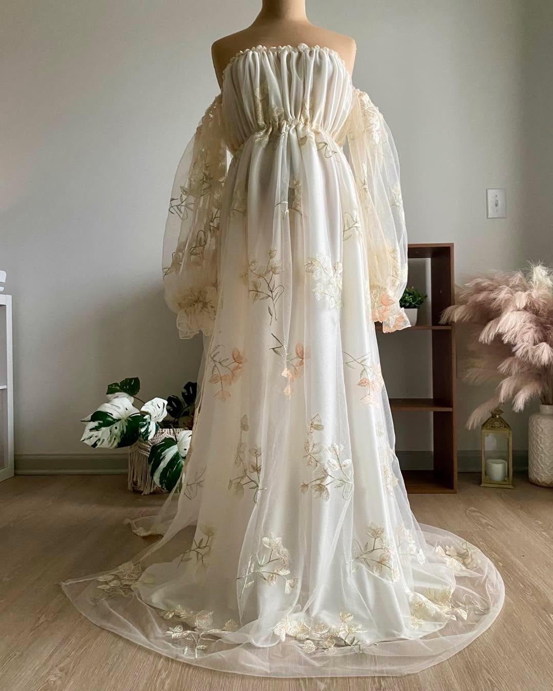 AMERI MEDI EMBROIDERY TULLE LACE DRESS Ｍ medi embroidery tulle lace dress AMERI MEDI EMBROIDERY TULLE LACE