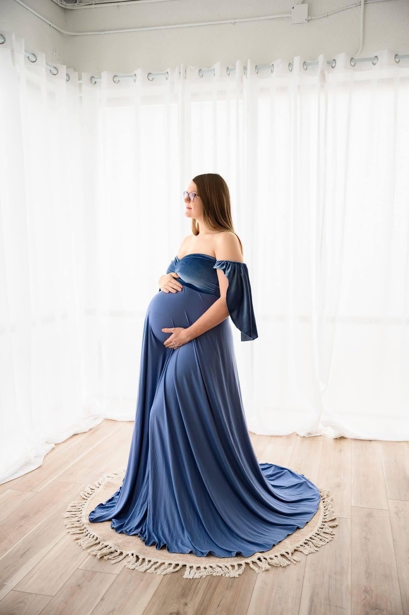 Blue Dress for Shoot