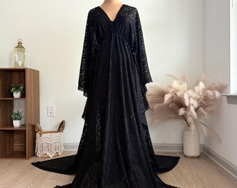 CLEARANCE, NON RETURNABLE, Boho Black Lace Maternity Dress, Adult Bohemian Lace Dress, Ethnic Dress, Black Tussels Dress - Etsy CLEARANCE, NON RETURNABLE, Boho Black Lace Maternity Dress, Adult Bohemian Lace Dress, Ethnic Dress, Black Tussels Dress - Etsy