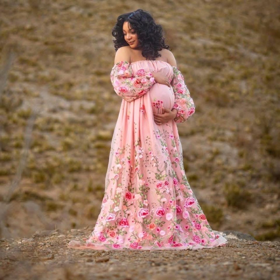 Blossom Maternity Photoshoot Dress, Boho Wedding Gown, Baby Shower Dress - Etsy Blossom Maternity Photoshoot Dress, Boho Wedding Gown, Baby Shower Dress - Etsy