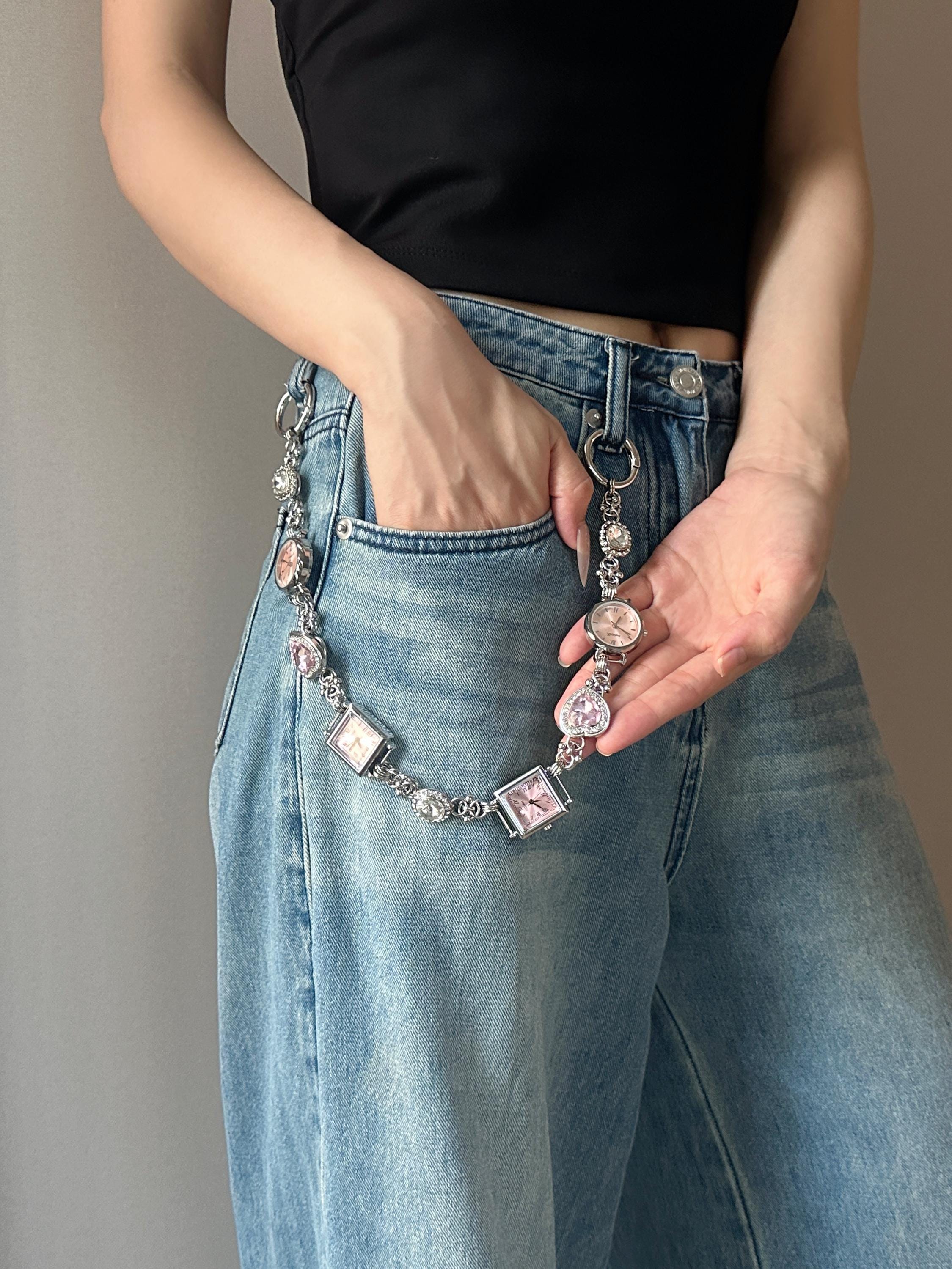 Waist Chain Heart Chain Belt Brandy Melville Heart Charms Belt