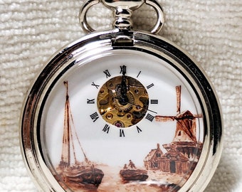 Reloj de bolsillo pescadores