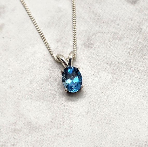 Oval Handmade Pendant, Sterling Silver, Gift for Healing and