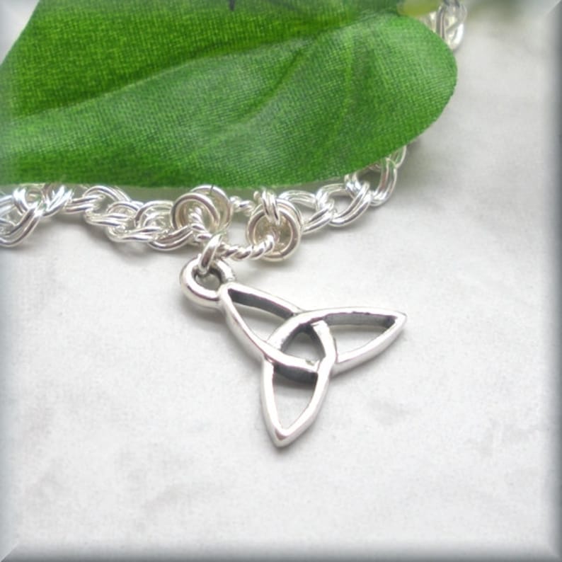 Trinity Knot Bracelet Irish Jewelry Celtic Jewelry Etsy