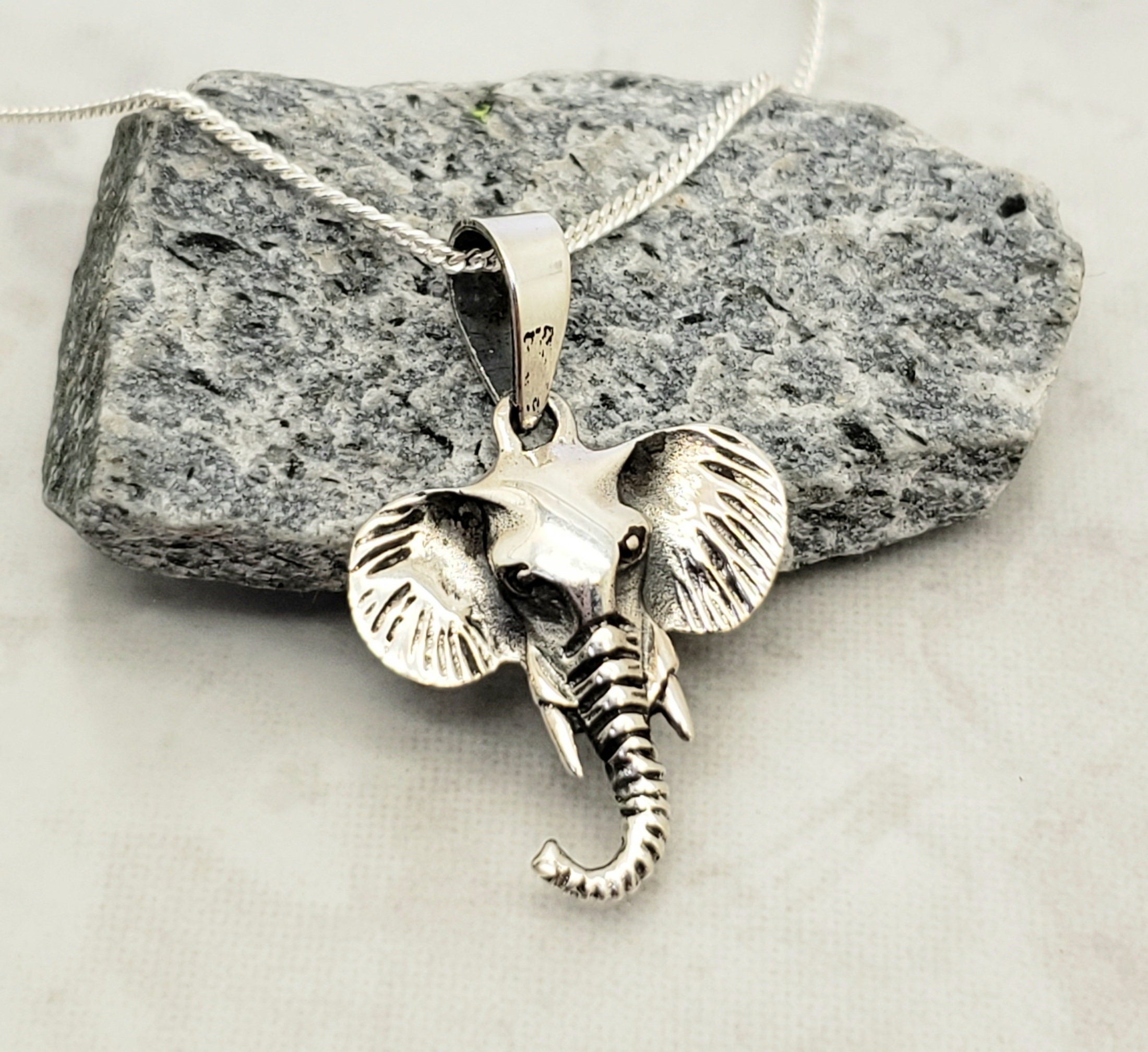 Lucky Elephant Necklace, Birthstone Elephant Jewelry, Safari Jewelry, Lucky  Girl, Elephant Gift, Antique Necklace, Mama Necklace - Etsy