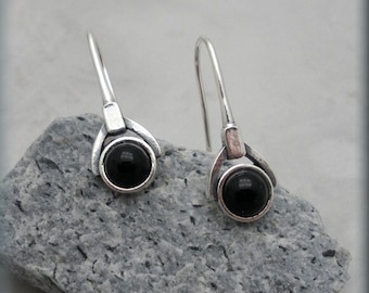 Black Onyx Earrings, Sterling Silver, Onyx Jewelry, Gemstone Earrings, Stone Jewelry, Dangle Earrings, Black Drop Earrings, Fashion