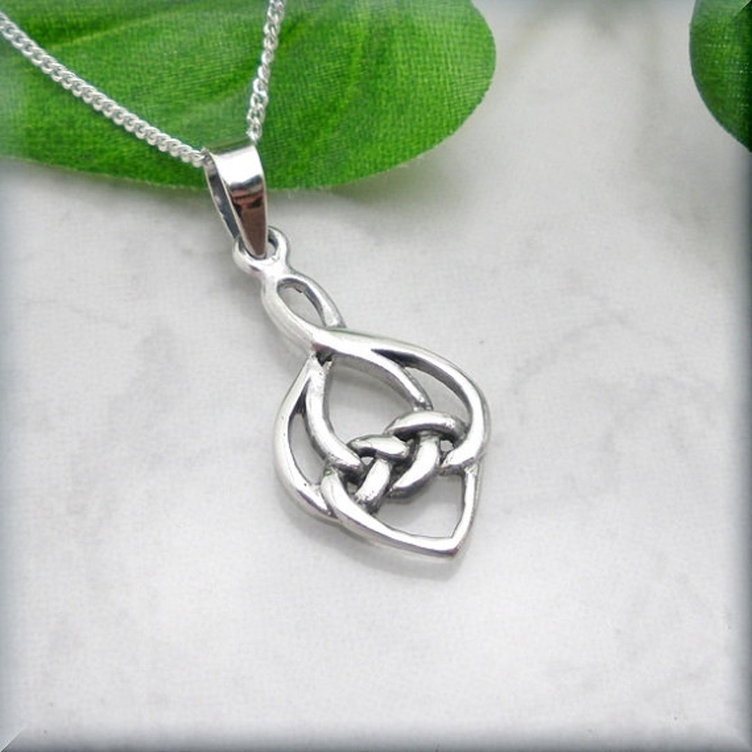 Celtic Knot, Love Knot Necklace, Celtic Jewelry, Irish Jewelry