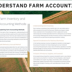 Farm Inventory.pdf Farm Accounting and Livestock Management Kit Includes Expense ...