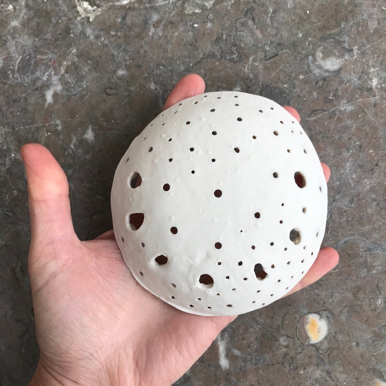 Pure white coral lace porcelain dish