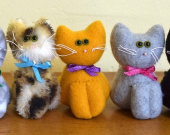 KITTIES KITTIES  KITTIES  To Adopt - Cat Dolls - Toys For Kids Or Adults - Handmade