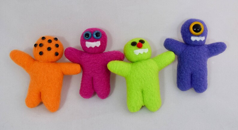 Mini Monster Dolls  Toy Stuffed Animals For Kids & Adults  image 2