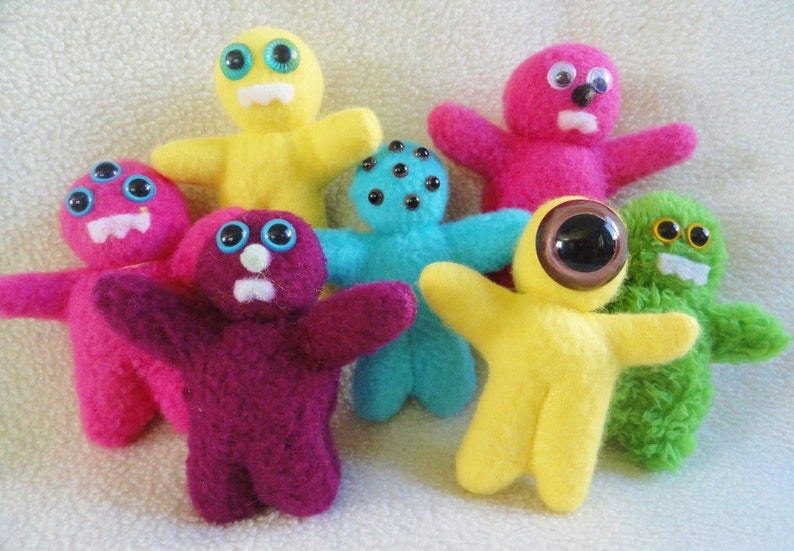 Mini Monster Dolls  Toy Stuffed Animals For Kids & Adults  image 3