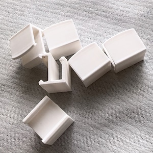 Camper Curtain C Clips NO SEWING for use with standard curtains pack of 15 3/8 or 5/8 sizes. Type E