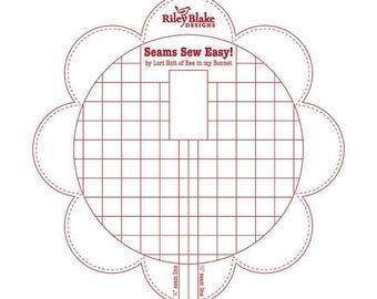Lori Holt Seam Sew Easy Seam Guide Red Flower # STSEAMGUIDE-RED