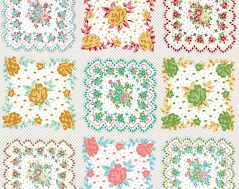 Granny Chic Handkerchief Multi by Lori Holt from Riley Blake Designs # C8526-MULTI