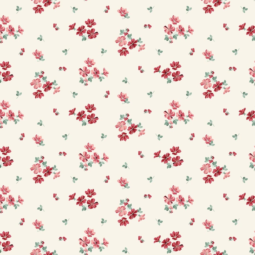 Love You Always Flower Toss Cream by Sandy Gervais From Riley Blake ...