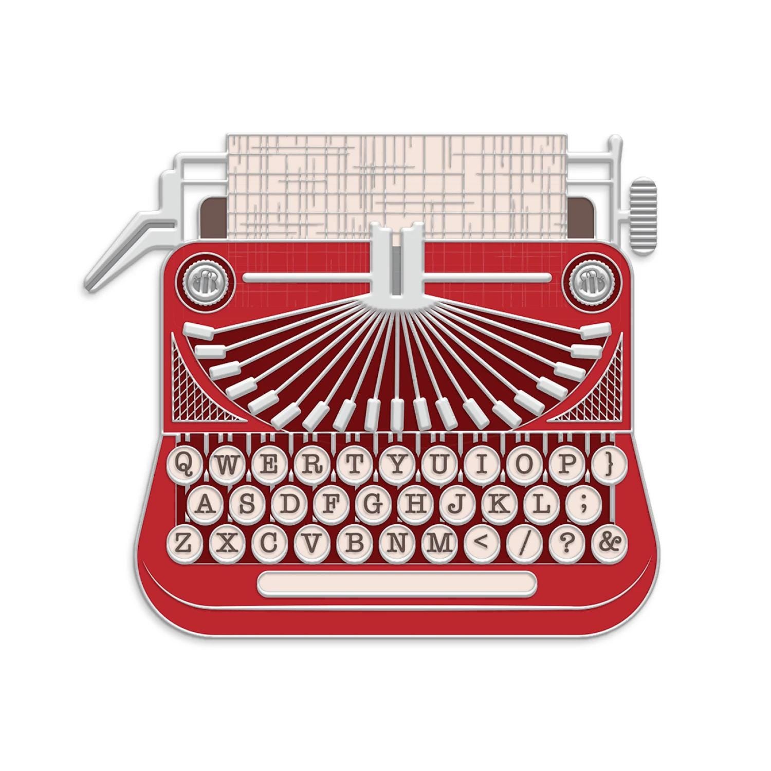 oby Type/ography Typewriter Scissor & Needle Minder Lori Holt of Bee