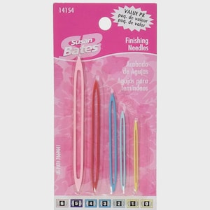 Susan Bates Finishing Needles For Yarn Weights 0 to 6 # 14154