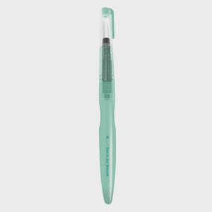 May include: A green watercolour brush pen with a clear barrel and a black nib. The pen has the text "Bee in my Bonnet" printed on the side.